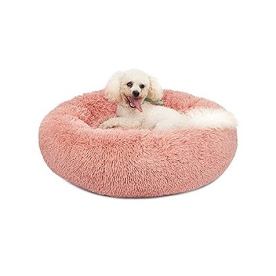 Dog Beds for Medium Dogs Washable 30 Inches Pink Dog Bean Bag Bed Girl Dog