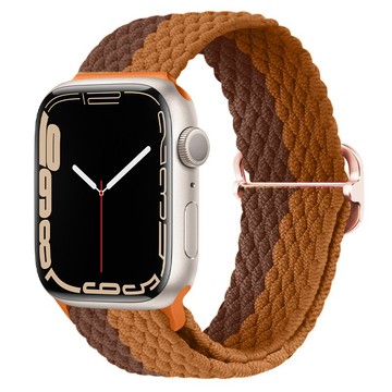 韓國ins編織錶帶 Apple Watch錶帶  適用於iwatch/applewatch+全系列通用彈力 防潑水 親膚