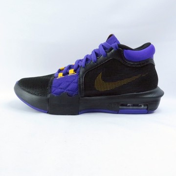 NIKE FB2237001 男籃球鞋 LeBron Witness 8 EP 耐磨底 黑紫金【iSport愛運動】