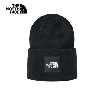 【The North Face 官方旗艦】北面男女款黑色毛帽｜85CWJK3
