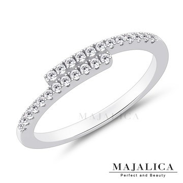925純銀戒指 Majalica 焦點淑女 尾戒 女戒指 生日禮物 送女友