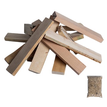 ILIFE 嚴選實木材 Set 贈送助燃木屑 櫸木 橡膠木 胡桃木 露營篝火取暖 烤肉 氣氛營火  1組  10kg