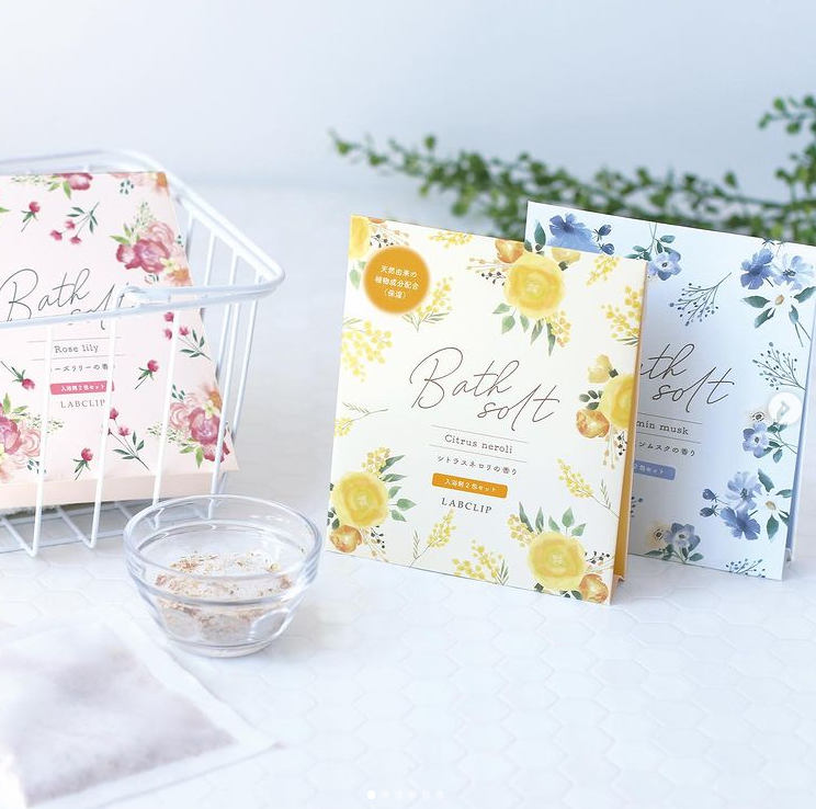 【現貨】日本製LABCLIP 花漾保濕入浴劑 玫瑰百合