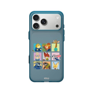 iPhone 17 Pro Max Clear (相機按鈕) 夜幕藍 - Walt Disney Animation Studios - 動物方城市 - 角色總動員