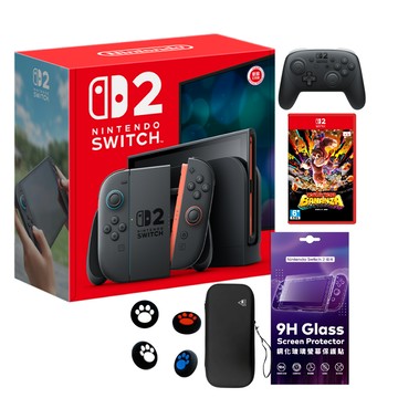 Nintendo Switch 2 主機 (台灣公司貨)+咚奇剛 蕉力全開 中文版+Pro 控制器