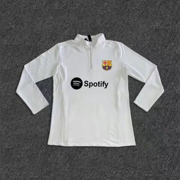 2324利物巴薩皇馬足球運動速干訓練服秋冬男立領半拉鏈透氣長袖