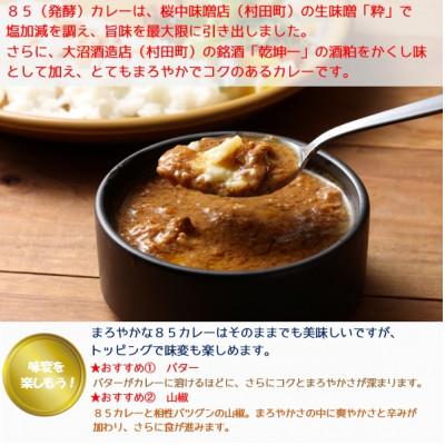 ふるさと納税 村田町 むらた85(発酵)カレーセット(200g×5個)