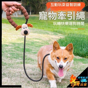 【台灣出貨】寵物牽引繩 狗狗p繩 狗狗外出 防爆衝 牽引繩 狗狗遛狗鏈 狗繩 寵物用品 狗狗訓練繩