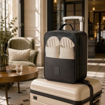 旅行鞋袋【6色可選】 收納 三雙可放 防潑水 鞋子收納 外出 旅行 鞋子收納袋