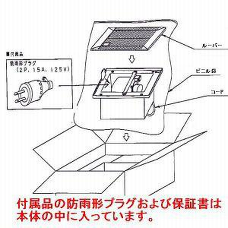 パナソニック 浴室用換気扇 排気 シロッコファン 風圧式シャッター 埋