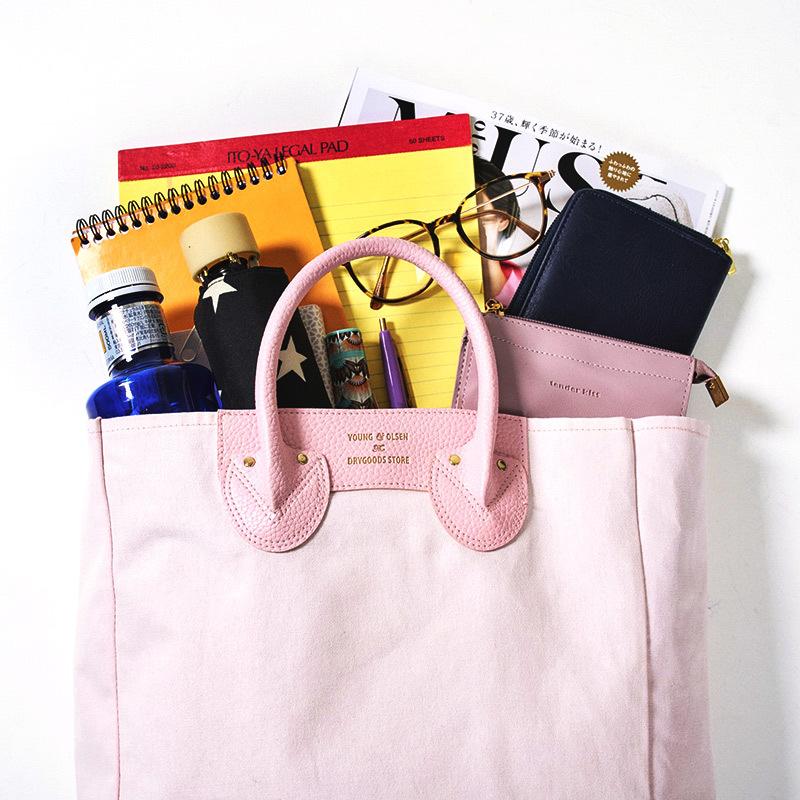 ファミマ限定 YOUNG  OLSEN The DRYGOODS STORE PACKABLE BAG BOOK PINK SPECIAL PACKAGE ver. ヤングアンドオルセン ピンク