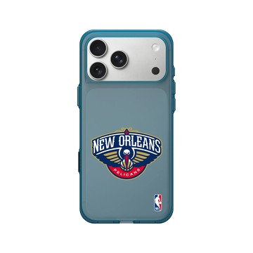 iPhone 17 Pro Max Clear (相機按鈕) 夜幕藍 - NBA - Logo-新奧爾良鵜鶘 New Orleans Pelicans