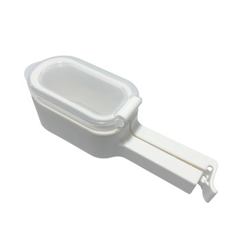 SURUGA 封口夾 32976 3個 - 寬口設計 附蓋保鮮 適用多種袋子 操作簡單 方便收納