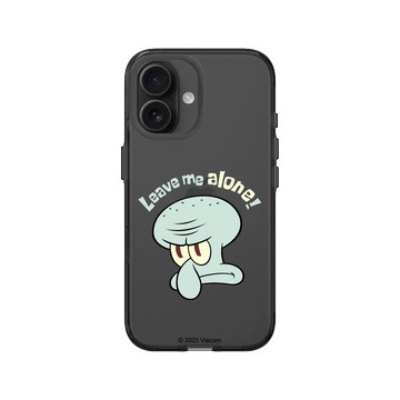 iPhone 16 Clear (相機按鈕) 酷墨灰 - 海綿寶寶 SpongeBob - 別來煩我!
