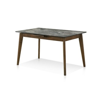 【DAIMARU】ERIC伊瑞克拉合跳桌餐桌-幅135變165cm-深棕