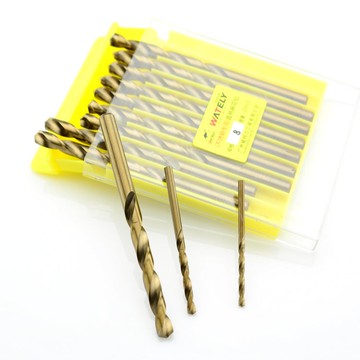 Wately威特力 M2高速鋼全磨制麻花鉆頭 6.8-13mm不銹鋼鉆頭