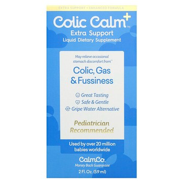 Colic Calm, 絞痛，脹氣和不安，特強支持，2 液量盎司（59 毫升）