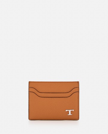 Tod's T Plaque Card Holder