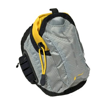 Nike Arm Band [9038036912] 臀包 運動 休閒 慢跑 自行車 隨身包 銀黃