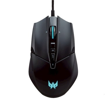 acer 宏碁 PREDATOR CESTUS 335 有線電競滑鼠 19 000 DPI 精準移動 10按鈕功能多樣 5段DPI自由切換  MW120  黑色