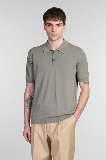 Roberto Collina Polo In Green Cotton
