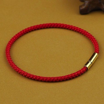 🌟臺灣出貨🌟【手工紅繩】新年紅繩手鍊手工編織手繩本命年情侶簡約男女士禮物
