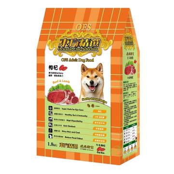 Oriental Fine Selection 東方精選 成犬狗食  牛羊枸杞  1.8kg  1袋
