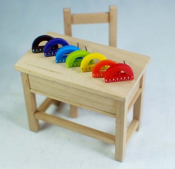 文具控 半圓尺 抗過敏鋼針/可改夾式