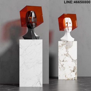 免運 速發 開立發票 擺件 造景擺件 裝飾品 樣板房擺件 喬遷禮品  藝術思想囚籠人物雕塑擺件酒店會所樓梯口落地裝飾品 辦公室擺件