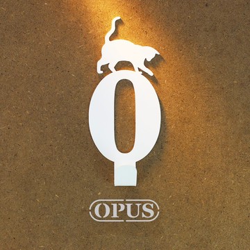 【OPUS東齊金工】當貓咪遇上數字0 - 掛勾(白)/壁飾掛鉤/收納無痕