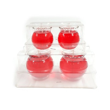 【蠟燭】水晶 果凍蠟燭 紅色 敬神 禮佛