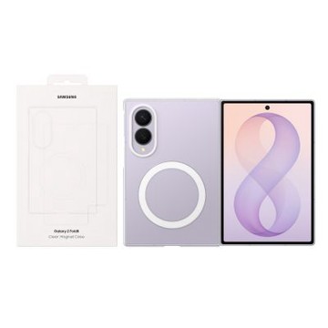Samsung 三星 Galaxy Z Fold8 原廠透明磁吸保護殼 - 附保貼 (EF-CF971)