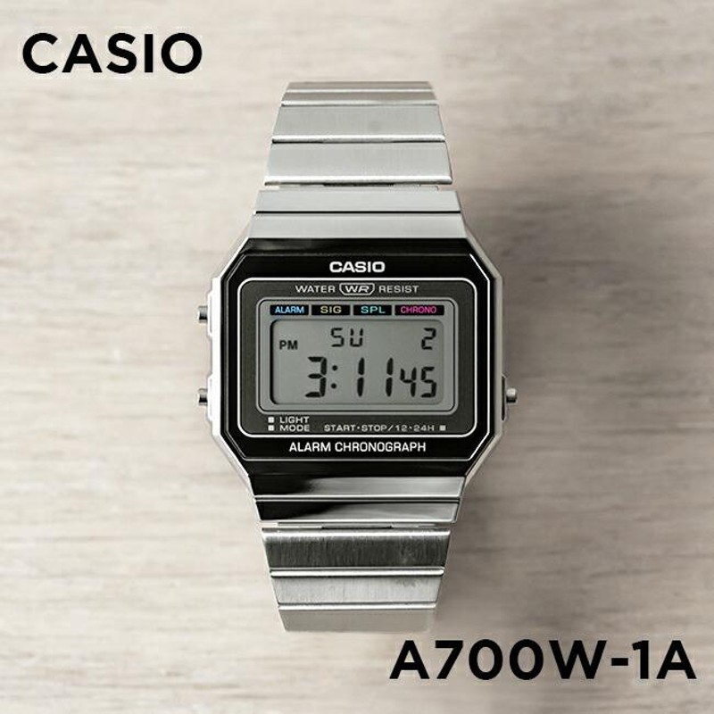 10年保証 日本未発売 CASIO STANDARD カシオ スタンダード A700W-1A