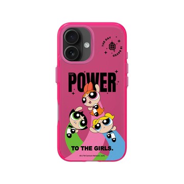 iPhone 16 Clear 粉漾桃 - The Powerpuff Girls 飛天小女警 - 女孩的力量