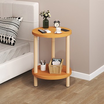 HappyLife 簡約雙層圓形茶几 40×40×52cm(時時樂限定)