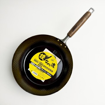 [Summit]日本製 超輕量28cm 槌木平底鐵鍋｜