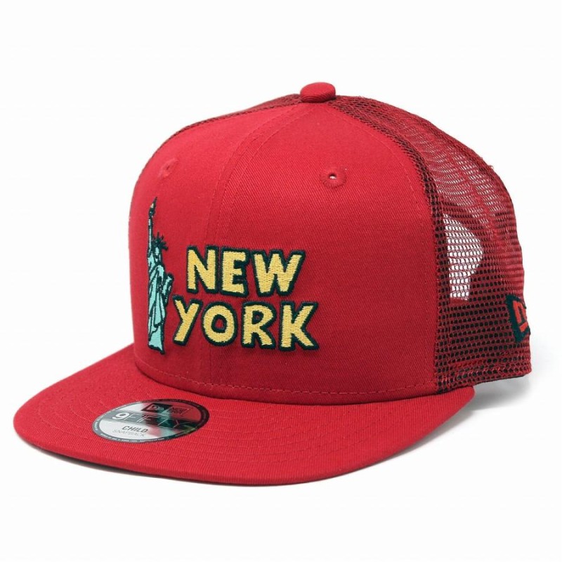 ニューエラ キャップ 子供 NYC 自由の女神 帽子 キッズ NEWYORK NEWERA キッズ CAP CHILD 赤 レッド |  LINEブランドカタログ