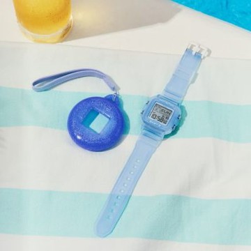 CASIO卡西歐 BABY-G + PLUS  Y2K 閃耀魅力 電子錶款 藍色 BGD-10KG-2_39mm