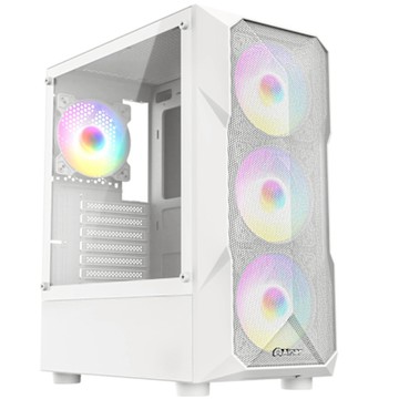 AINAR 艾納爾 R11W Crystal ATX 白色 電腦機殼 ARGB*4 水晶機殼 CASE