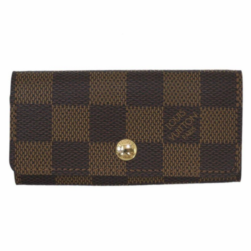 ルイ・ヴィトン キーケース ダミエ・エベヌ M58090 LOUIS VUITTON/ルイヴィトン ミュルティクレ4 キーケース ダミエ