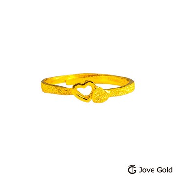 【JoveGold漾金飾】迷戀黃金戒指