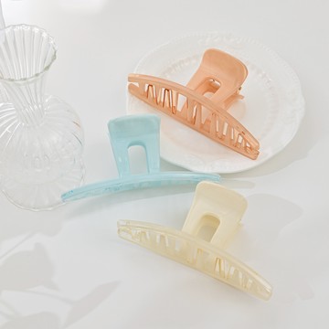 KALAIFU琥珀果凍怪手夾-一字弧-多款任選