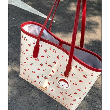 👜 卿選好物 👜【5.3萬人收藏】櫻桃時尚小丸託特手提包2024包包新款大容量通懃單肩