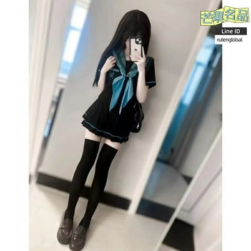 【日系校供感】JK制服套裝 水手服 百褶裙 連衣裙 學院風套裝 夏季學生裝 兩件套 短袖襯衫 格裙 少女感穿搭 畢業季拍照