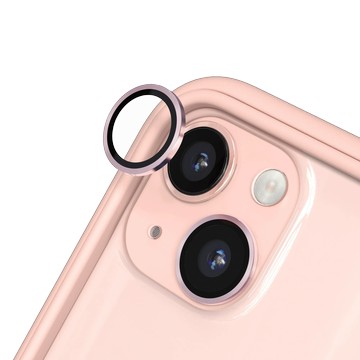 iPhone 13 mini 9H 鏡頭玻璃保護貼 粉紅