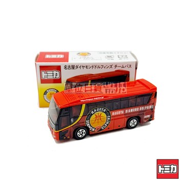 『 單位日貨 』日本正版 多美 TOMICA  特別款 聯名 日本職籃 名古屋鑽石海豚隊 巴士