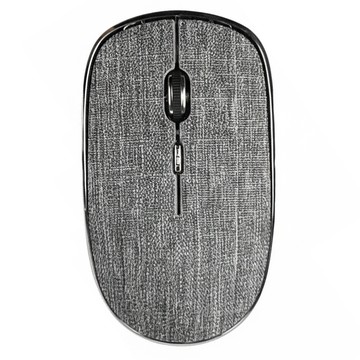 INTOPIC 廣鼎 2.4GHz飛碟無線光學鼠 自動對頻技術 獨立DPI按鍵  MSW-775  灰色