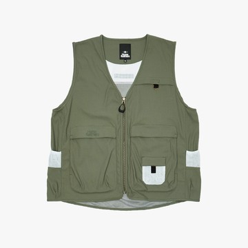 中性透氣超潑水工裝機能露營背心_Cree Vest