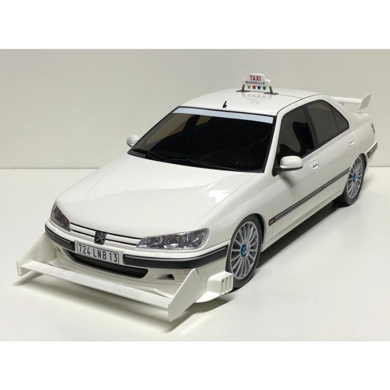 スカイネット アオシマ 1/43 ミニカー TAXI 2 プジョー 406