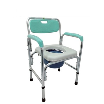 【便盆椅】富士康 鋁製固定型軟墊硬靠背便椅4316 便盆椅、鋁製便椅、硬背便椅、固定型便椅、無輪便椅、長照輔具、可調高便椅、扶手便椅、居家照護椅、附水桶便椅